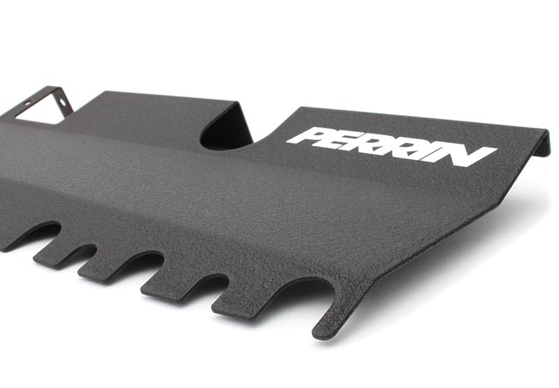 Subaru WRX STI Radiator Shroud - Perrin Performance - With/Without OEM Intake Scoop - Black - `15-`21